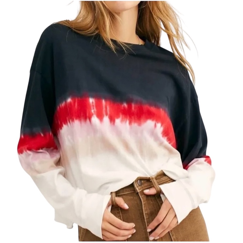Daydreamer for Free People Ombre Long Sleeve Tee